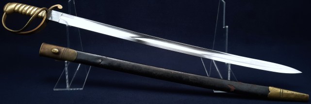 British Metropolitan Police Sword of Thames River Police Type, Circa 1855 - 6